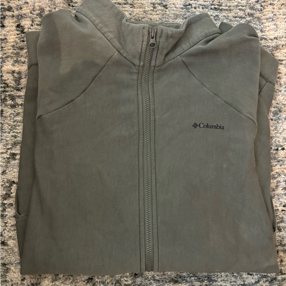 Columbia Green Full-Zip Jacket